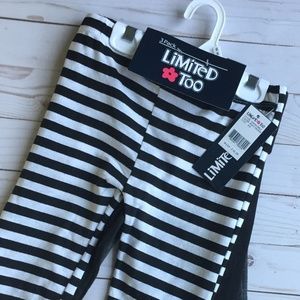 New with Tags Limited Too Girls Leggings 3 Pack